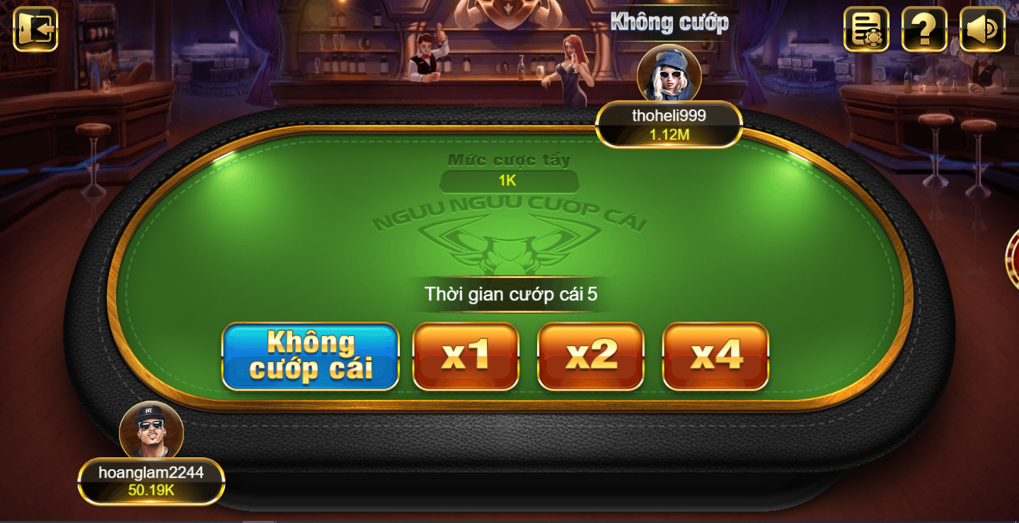 Ngưu ngưu cướp cái 68 game bài có luật chơi dễ hiểu dành cho mọi đối tượng