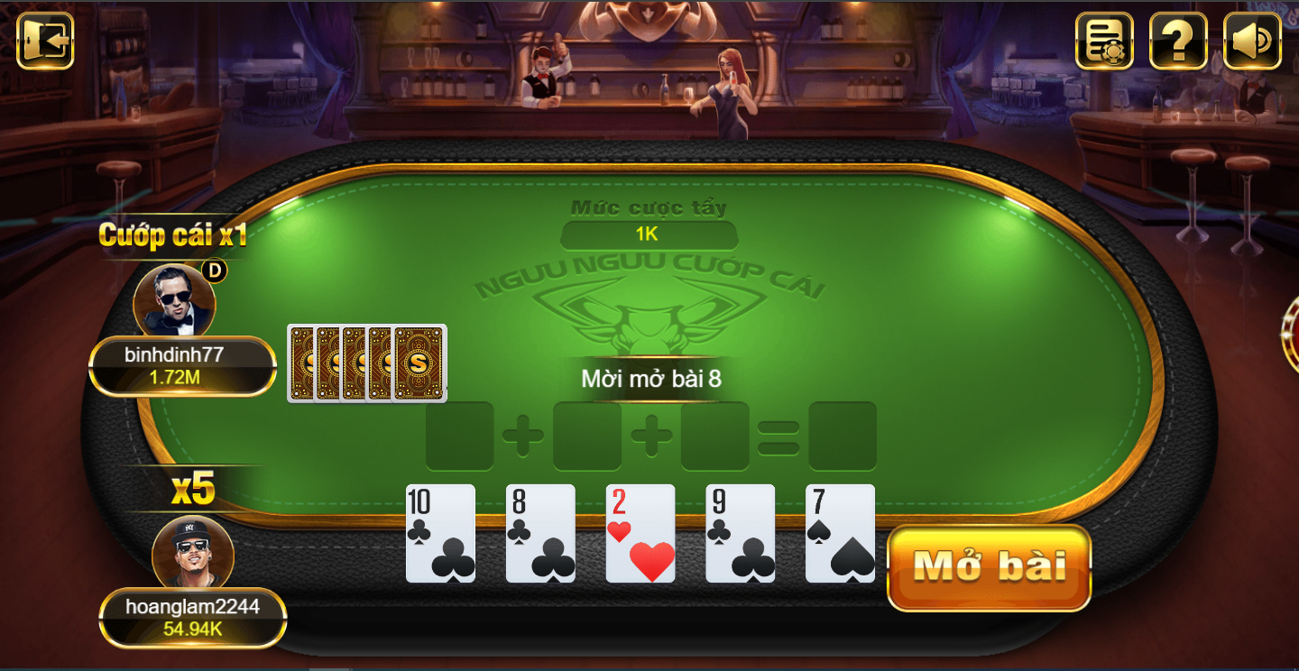 Tỷ lệ trả thưởng trong Ngưu ngưu cướp cái 68 game bài là khá cao trên thị trường