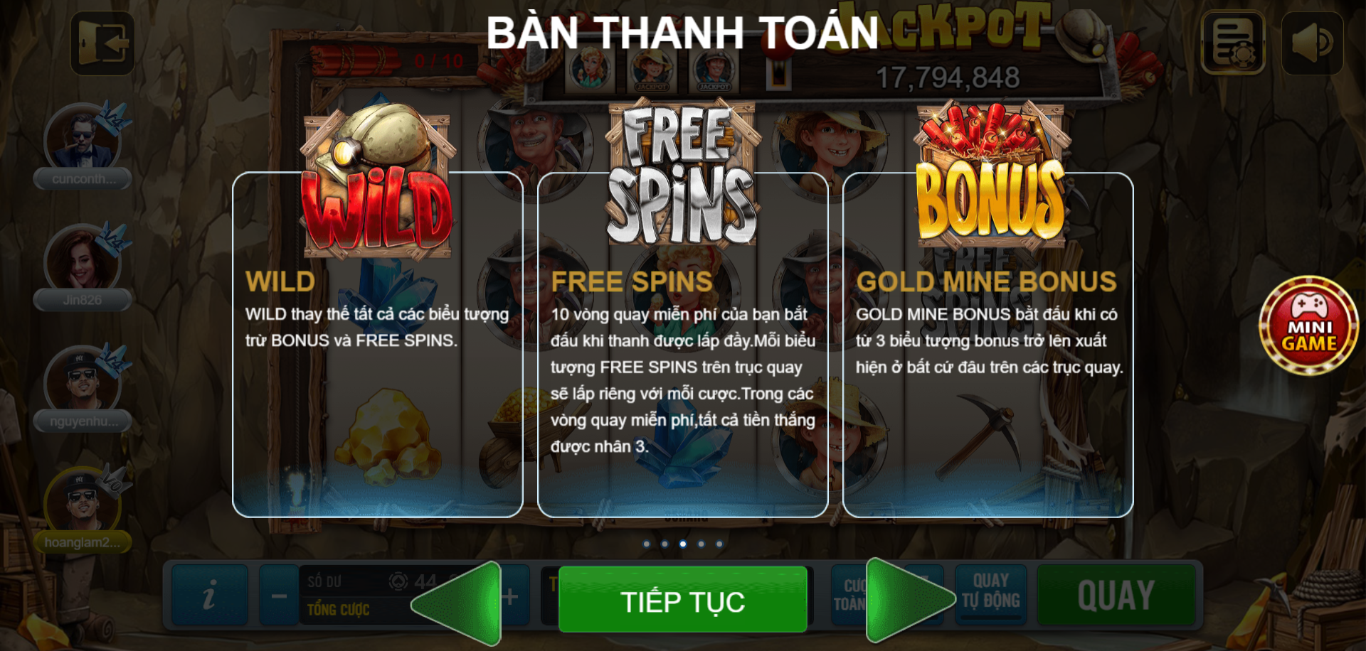 Tận dụng tốt các biểu tượng trong Gold country 68 game bài sẽ giúp bạn nâng cao khả năng chiến thắng