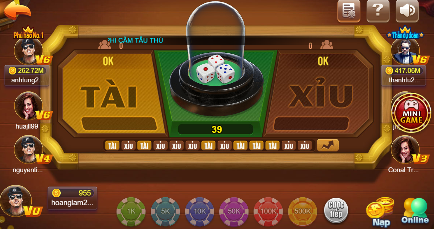 Tài xỉu 68 game bài là tựa game xanh chín và thưởng lớn